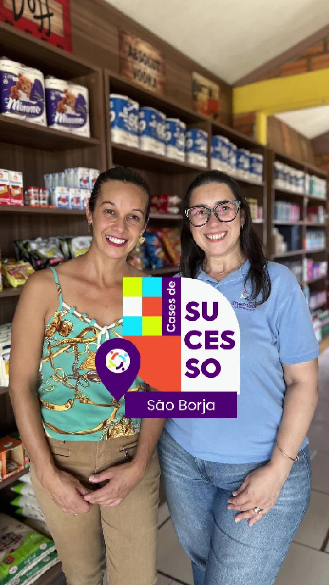 A mercearia da Betânia, em São Borja, é a renda da família dela.