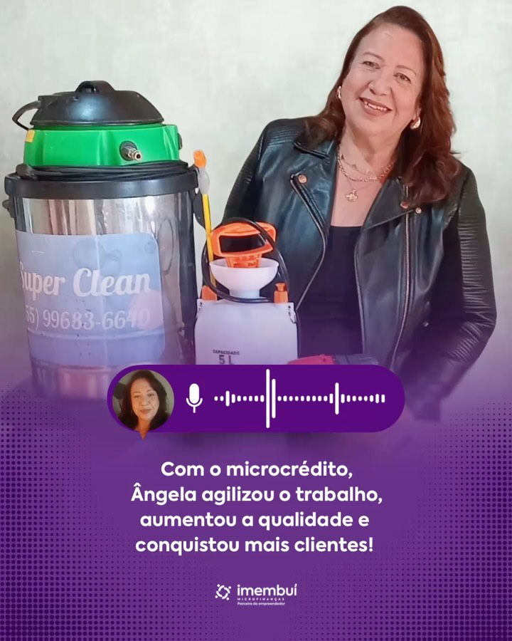A empreendedora Angela Cristina Mousquer Santana,  proprietária da Super Clean em Santo Ângelo, tinha uma necessidade: c