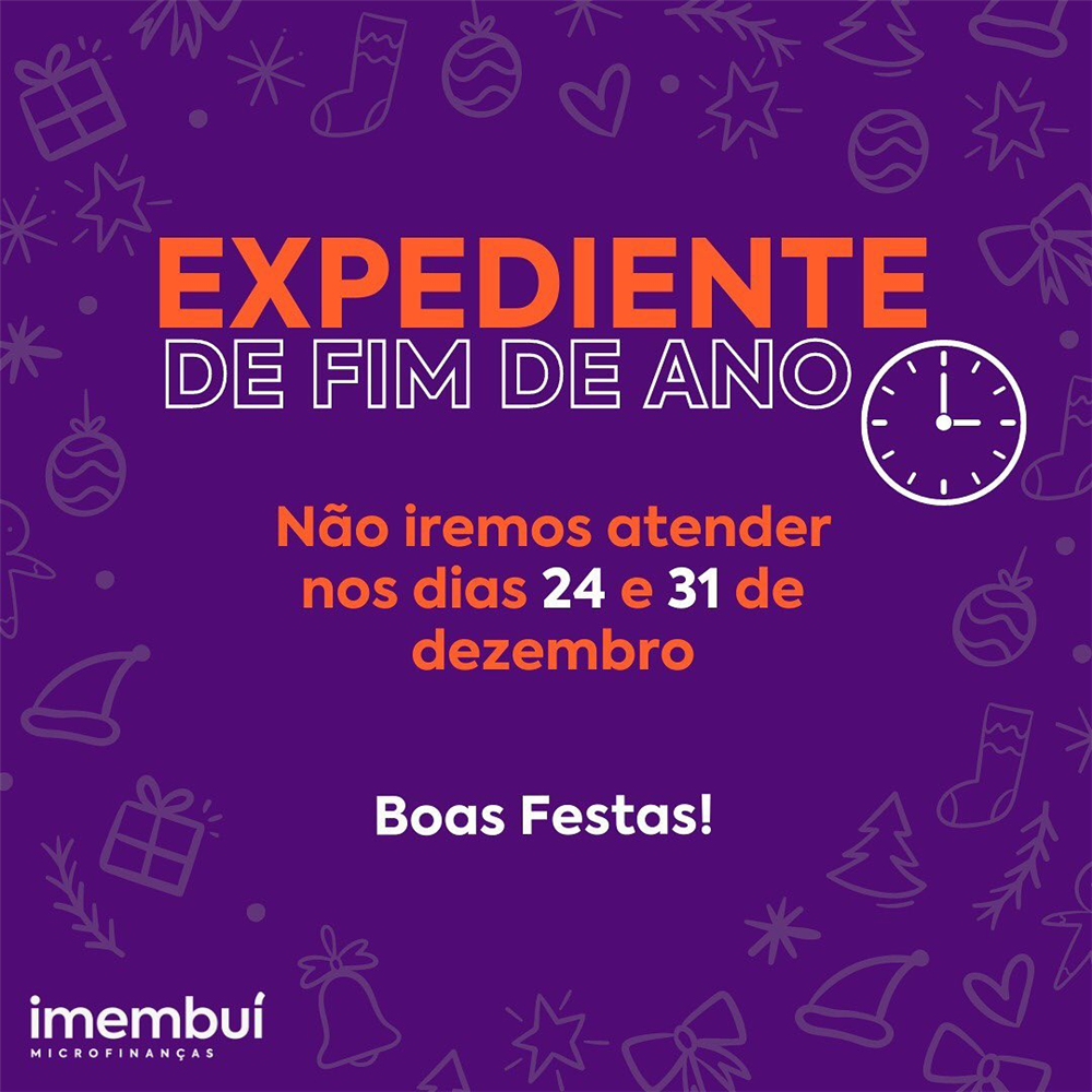 Expediente de fim de ano