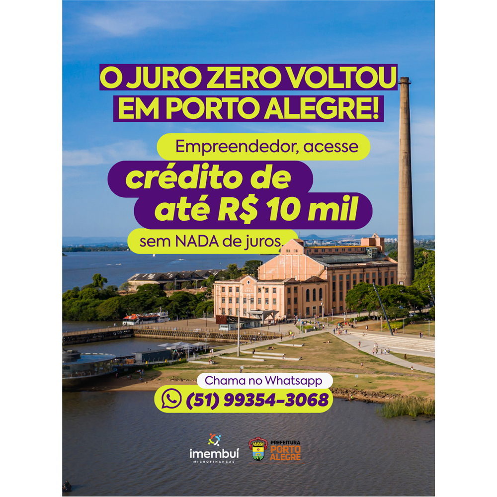 Juro Zero voltou em Porto Alegre: veja como aproveitar essa oportunidade para o seu negócio